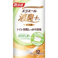 大王製紙 エリエール消臭+トイレットティシューほのかに香るナチュラルクリアの香り ダブル 4902011820126 1個