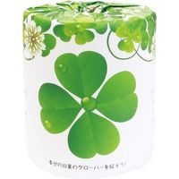 林製紙 (2792)幸せの四葉のクローバーを探そう!1ロール個包装トイレットペーパー 321446 1個
