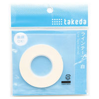 TTC ラインテープ 4.0mm幅 16m巻 白 25-1790 1個