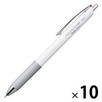 ぺんてる 油性ボールペン FLOATUNE フローチューン 0.4mm 赤インキ BZN204-B 1セット（1本×10）
