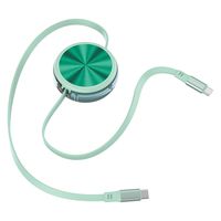 センチュリー BaumCableコードリール式ケーブル アップルグリーン AC-CCR-CC75GR 1台（直送品）