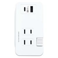 カシムラ 旅行用電源タップAC3 USBA+C 3A 0.2m WM-29 1台