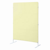 アスクル　マルチワーク　クロススクリーン　幅1200×奥行500×高さ1800mm　イエロー　1台 オリジナル