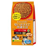 いなば Cozy Life クランキー ビーフ味（190g×4袋入）国産 1袋 ドッグフード