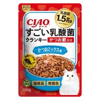 新商品 いなば CIAO（チャオ）すごい乳酸菌クランキー キャットフード 国産（20g×10袋）