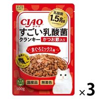いなば CIAO チャオ すごい乳酸菌クランキー かつお節入り キャットフード