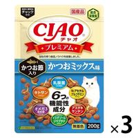 いなば CIAO チャオ プレミアム かつお節入り チキンミックス味