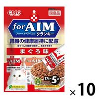 いなば CIAO チャオ for AIMクランキー まぐろ味 総合栄養食 国産（17g×5袋）10袋 キャットフード 猫用