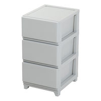 JEJアステージ　デコニーシーヴォ3段　ライトグレー　　1台