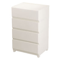 JEJアステージ　壁付デコニーシーヴォワイド4段　ホワイト　　1台