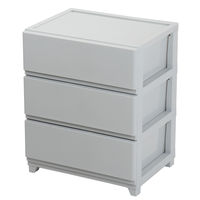 JEJアステージ　デコニーシーヴォワイド3段　ライトグレー　　1台