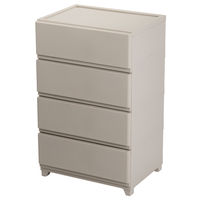 JEJアステージ　壁付デコニーシーヴォワイド4段　グレージュ　　1台