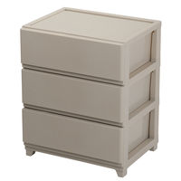 JEJアステージ　デコニーシーヴォワイド3段　グレージュ　　1台