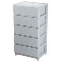 JEJアステージ　デコニーシーヴォワイド5段　ライトグレー　　1台