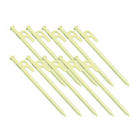 ラプラス エウレカ アソシエーション 鍛造ペグ 20cm(リラックスイエロー)10本 MP-002-RY-S10 1セット(10本入)（直送品）