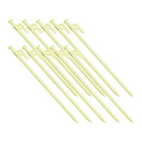 ラプラス エウレカ アソシエーション 鍛造ペグ 30cm(リラックスイエロー)10本 MP-003-RY-S10 1セット(10本入)（直送品）