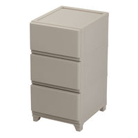 JEJアステージ　壁付デコニーシーヴォ3段　グレージュ　　1台