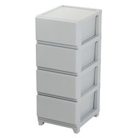 JEJアステージ　デコニーシーヴォ4段　ライトグレー　　1台