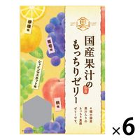 国産果汁のもっちりゼリー 155g 1セット（1個×6） ゼリー クリート