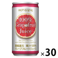 富永貿易 神戸居留地 グレープフルーツ100% 185g 1箱（30缶入）
