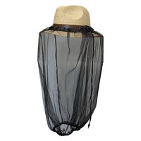 ヤマショウ 【忌避成分入】虫が嫌がる防虫フェイスガードネット 黒 YAN-010B 1個（直送品）