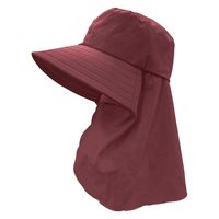 ヤマショウ ガーデン無地農帽 ワインレッド YCH-081WIN 1個（直送品）