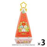 すみっコぐらしキラキラツリー形お菓子BOX 1セット（1個×3） ハート クリスマス お菓子詰め合わせ