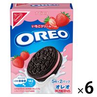オレオ いちごクリーム 10枚 1セット（1箱×6） モンデリーズ・ジャパン クッキー ビスケット