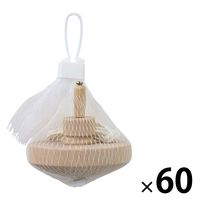 池田工業社 木地引きコマ（ヒモ付） 1セット（1パック（6個入）×10）