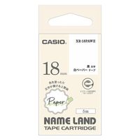 カシオ CASIO ネームランド テープ スタンダード 幅18mm 白 カシオ CASIO ネームランド テープ スタンダード 幅18mm 白