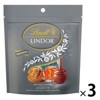 リンツ リンドール・アソートシルバーパック4P 1セット（1個×3） チョコレート クリスマス