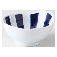 西海陶器 藍染十草 手付鉢 32547 1箱(5個入)（直送品）