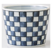 西海陶器 市松紋 カップ 39489 1箱(5個入)（直送品）