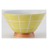 西海陶器 カラー格子 飯碗 小・Y 73664 1箱(5個入)（直送品）