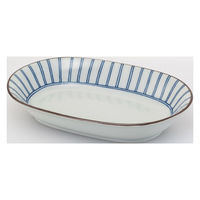 西海陶器 縞十草紋 カレー鉢 73711 1箱(5個入)（直送品）