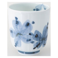 西海陶器 呉須花絵 軽量湯呑 大・青 74082 1箱(5個入)（直送品）