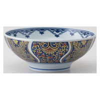 西海陶器 献上古伊万里ボウル (M) 藍 24862 1箱(5個入)（直送品）