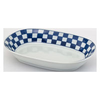 西海陶器 市松紋 カレー鉢 73712 1箱(5個入)（直送品）