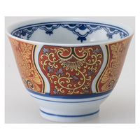 古伊万里献上赤絵碗　古箱付き　Q75-2 古伊万里献上赤絵碗 古箱付き Q75-2 - メルカリ