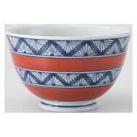 西海陶器 朱巻地紋 お好み丼 30886 1箱(5個入)（直送品）