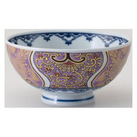 西海陶器 献上古伊万里六茶漬 紫 24848 1箱(5個入)（直送品）