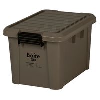 ベストコ コンテナ ボックス 収納 積み重ね M 深型 ブラウン Boite MA-4003 1個