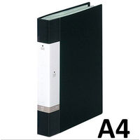 リヒトラブ(LIHIT LAB.) リクエスト クリヤーブック A4タテ 60ポケット 黒（ブラック） G3203-24（わけあり品）