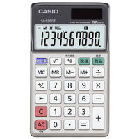 カシオ計算機 CASIO 電卓 小型 グリーン購入法適合　時間計算機能付き 10桁 SL-930GT-N 1個（わけあり品）