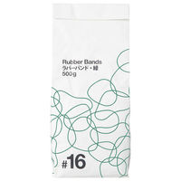 共和「現場のチカラ」 カラー輪ゴム ラバーバンド #16 緑 1袋（500g） オリジナル（わけあり品）