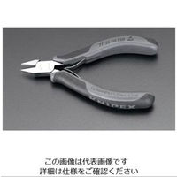 エスコ 115mm 精密用ニッパー(ESDグリップ) EA535KC-13 1丁(1本)（わけあり品）