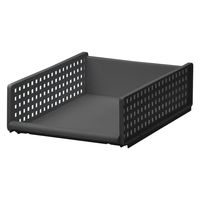 吉川国工業所 組み合わせて使える収納トレー ワイドS グレー MOS-16_Gy 1個