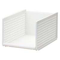 吉川国工業所 組み合わせて使える収納トレー ワイドL ホワイト MOS-17_W 1個