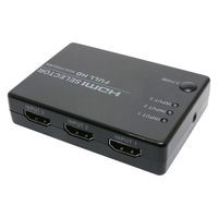 サンワサプライ ディスプレイ切替器(ミニD-sub(HD)15pin用)・4