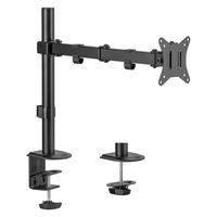 ナカバヤシ 液晶モニター用アーム ポール固定式 DTA-AR02BK 1個